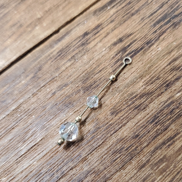 Edwardian Crystal Drop Pendant P303 - Picture 1 of 3